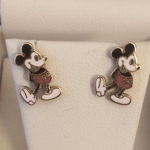 Mickey post earrings